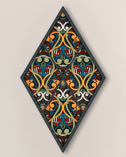 Intarsia | 80x46 cm