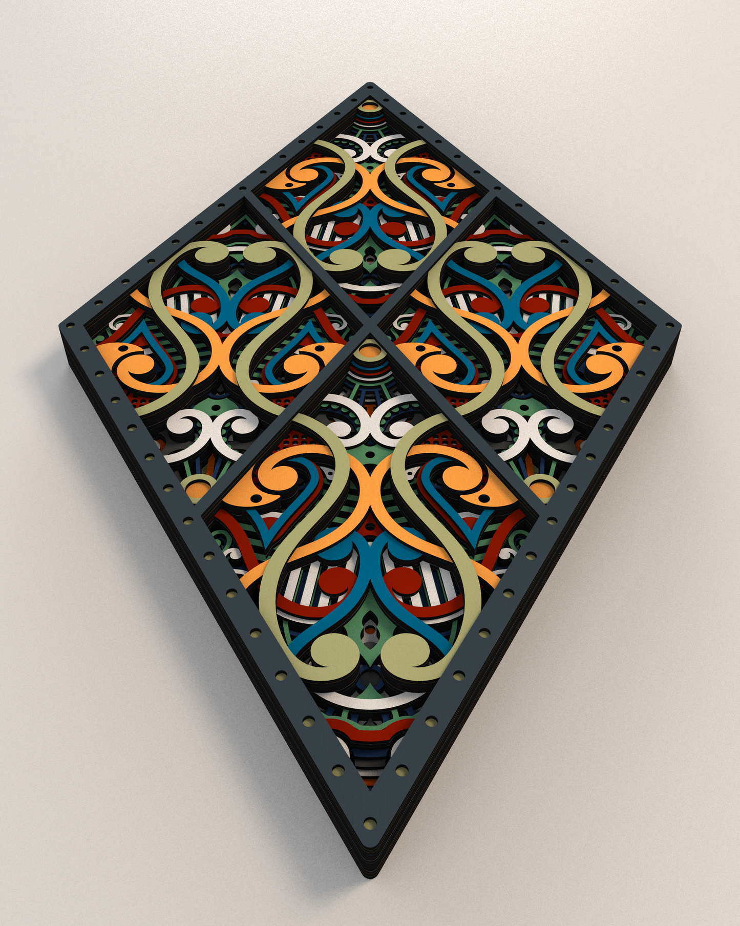 Intarsia | 80x46 cm